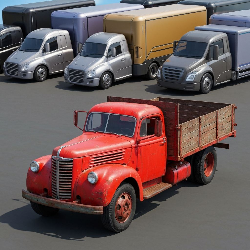 8 Lugs Transportation history - Vintage truck with modern fleet, Matthew Brendlinger transport company